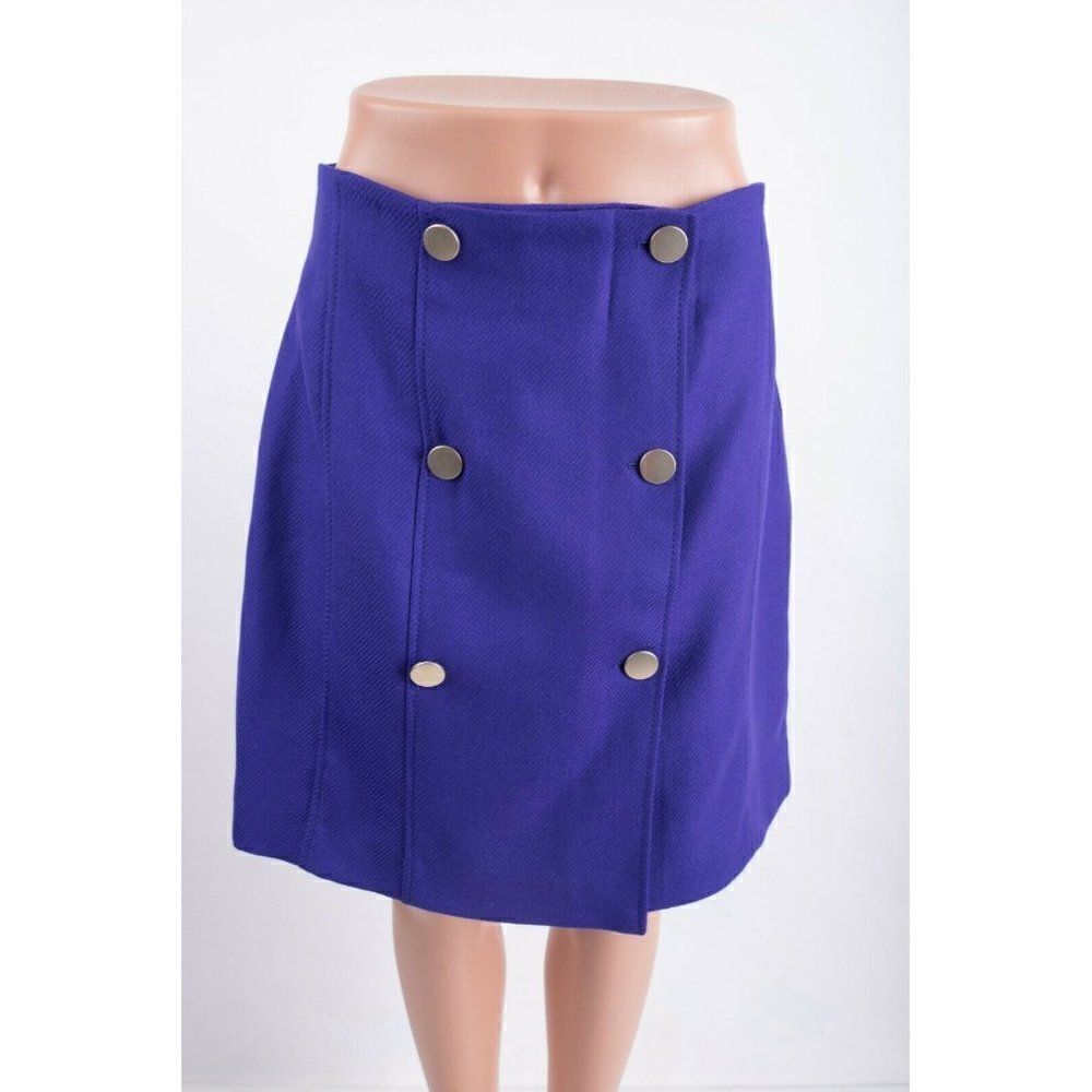 Massimo Dutti Womens Wool Mini Flare Skirt US 8